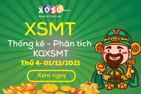 Thống kê XSMT 01/12/2021 - Phân tích Xổ số Miền Trung 01-12 Thứ 4